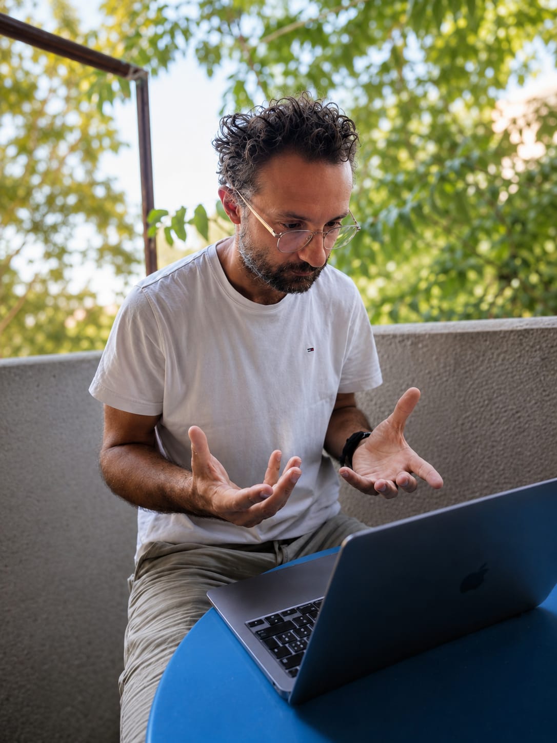 Quentin en séance de coaching en visio